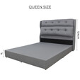 Bed - SNH40 - Queen Size Fluffy Backrest